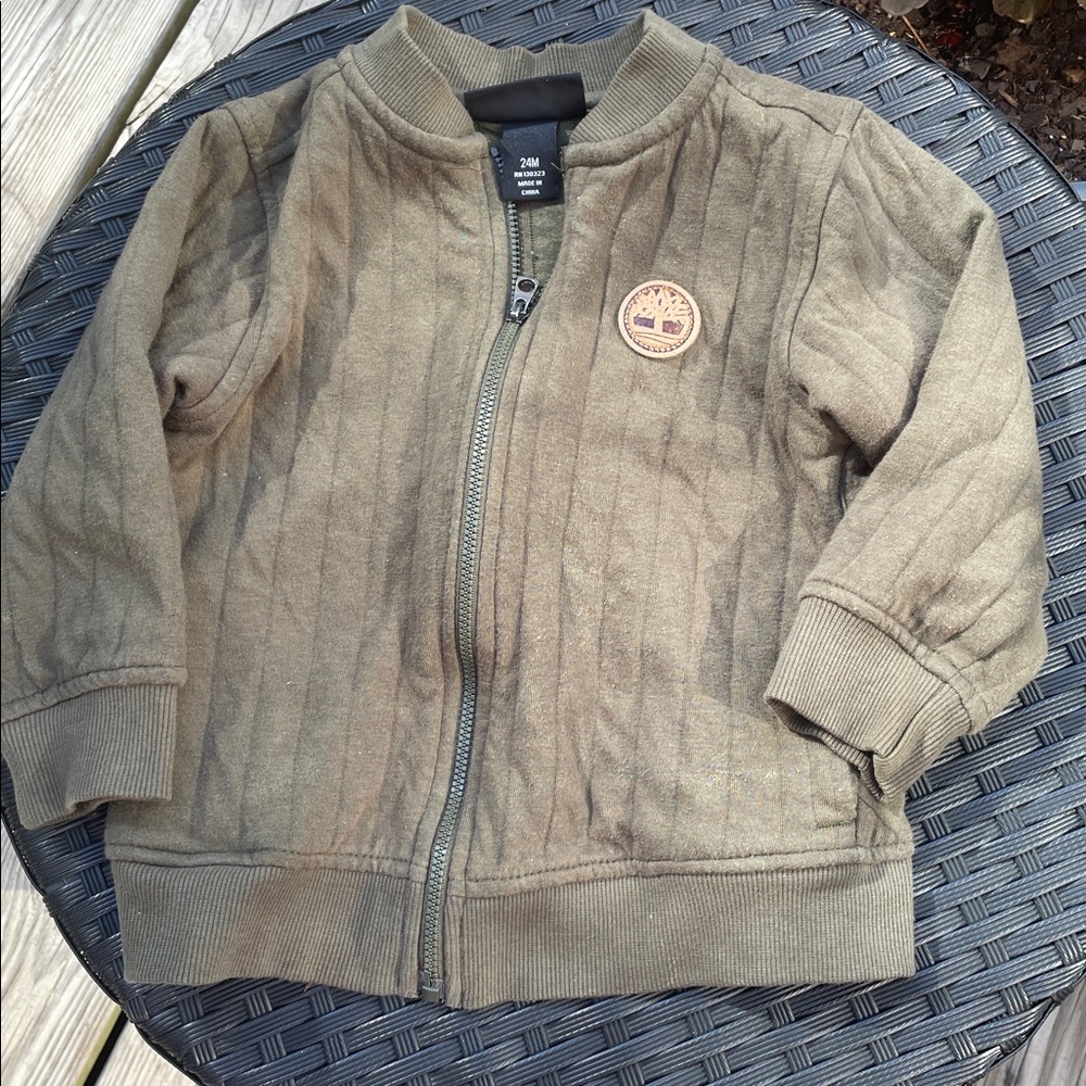 KIDS Timberland Olive Green Jacket Size 24Months